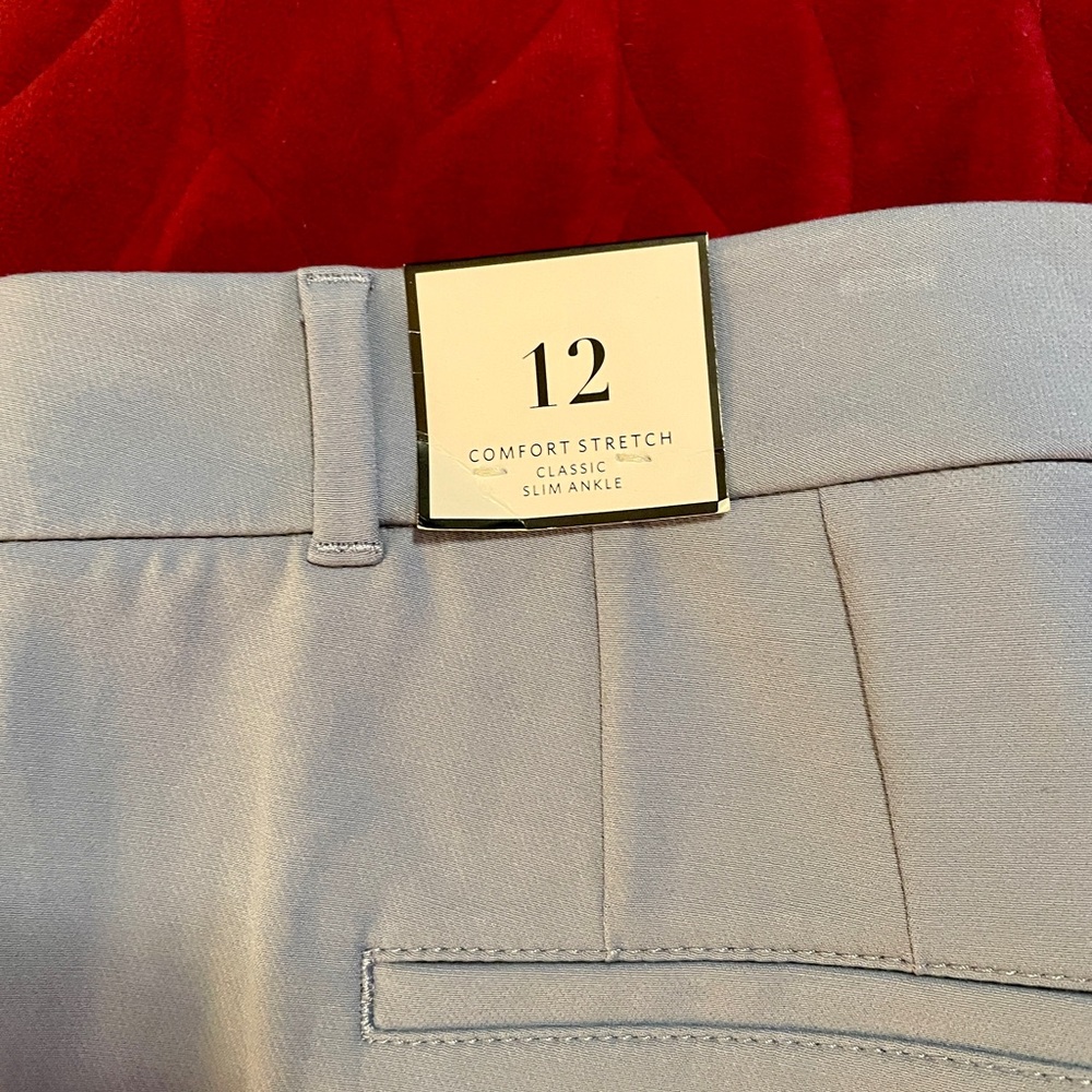 White House Black Market Blue Women's Slim Ankle Comfort Stretch NWT 12/28" - Picture 5 of 9